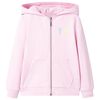 vidaXL Sudadera infantil con capucha rosa claro 116