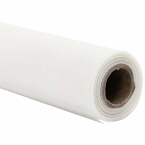 vidaXL Malla mosquitera Blanco 100 x 1000 cm Acero