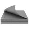 vidaXL Lona con ojales Gris Claro 3 x 3 m 260 gsm PE