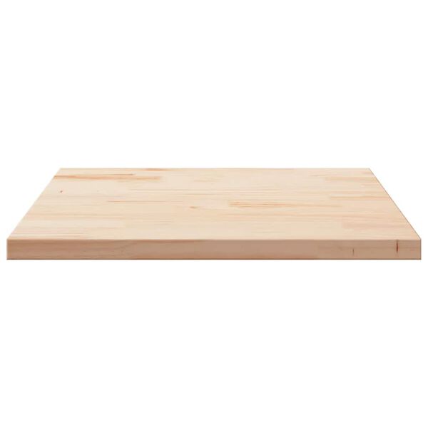 vidaXL Tablero de mesa cuadrado madera maciza de pino 90x90x2,5 cm