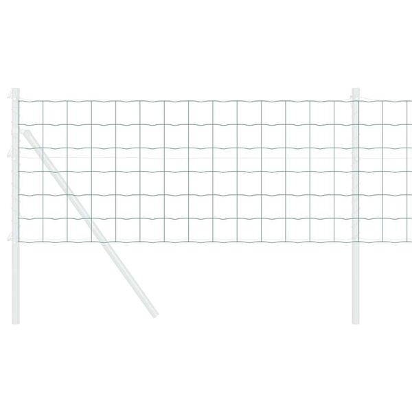vidaXL Cerca Euro Verde 0.4 x 50 m Hierro recubierto de PVC