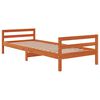 vidaXL Estructura de cama sin colch&oacute;n madera de pino marr&oacute;n 90x200 cm