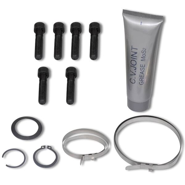 vidaXL Conjunto de Ejes Negro Metal