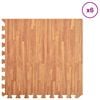 vidaXL Mats de ejercicio en rompecabezas 12 pcs Marr&oacute;n 4,32 ㎡