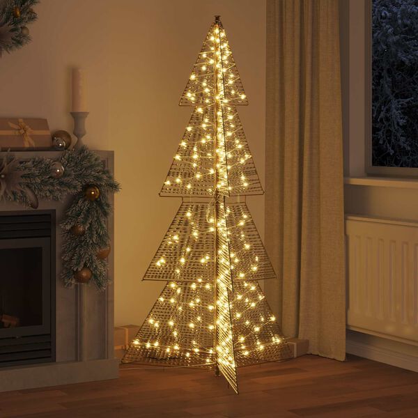 vidaXL &Aacute;rbol de Navidad con 240 LED C&aacute;lido 180 cm PET