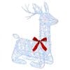 vidaXL Reno Navide&ntilde;o 3D LOVIISA 140 LED Azul 55 x 22 x 63 cm
