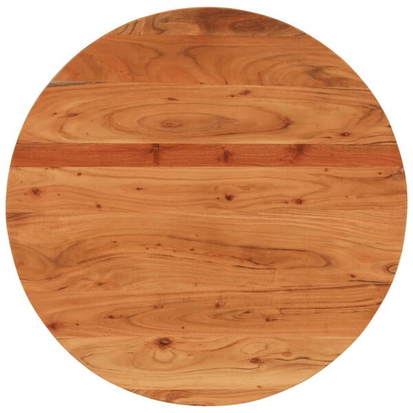 vidaXL Tablero de mesa redondo madera maciza de acacia &Oslash;90x2,5 cm