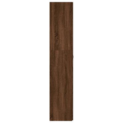 vidaXL Mueble zapatero madera contrachapada roble marrón 80x35,5x180cm