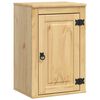 vidaXL Armario SKI Marr&oacute;n Miel 60 x 32 x 40 cm Madera de pino macizo