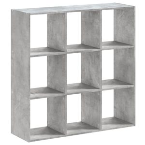 vidaXL Estanter&iacute;a de madera de ingenier&iacute;a gris hormig&oacute;n 102x32x102 cm