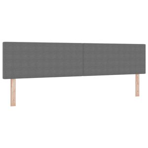 vidaXL Cabecero Gris Claro 200 cm Tela de Pana