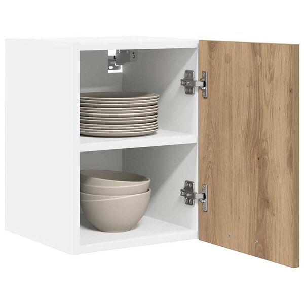 vidaXL Mueble colgante 2 pcs Roble Artesano y 30 x 31 x 40 cm