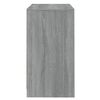 vidaXL Aparador de madera contrachapada gris Sonoma 70x41x75 cm