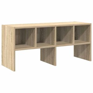 vidaXL Zapatero apilable roble sonoma 89,5x30x40 cm