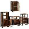 vidaXL Juego de muebles de ba&ntilde;o 4 pcs Madera reciclada maciza