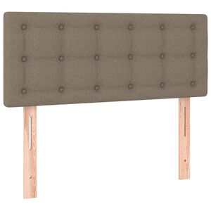 vidaXL Cabecero de tela gris taupe 80x5x78/88 cm