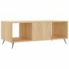 vidaXL Mesa de centro madera contrachapada roble Sonoma 102x50x40 cm
