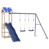 vidaXL Parque infantil de exterior de madera maciza de pino