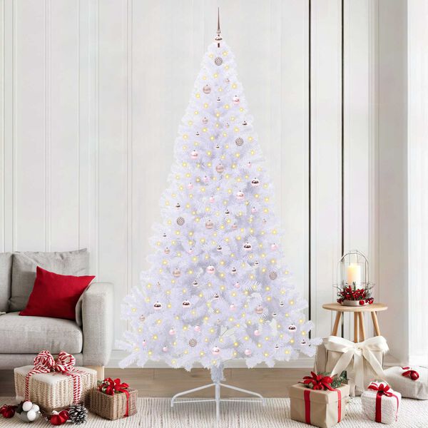 vidaXL &Aacute;rbol de Navidad artificial con 300 LED 240 cm PVC y Acero