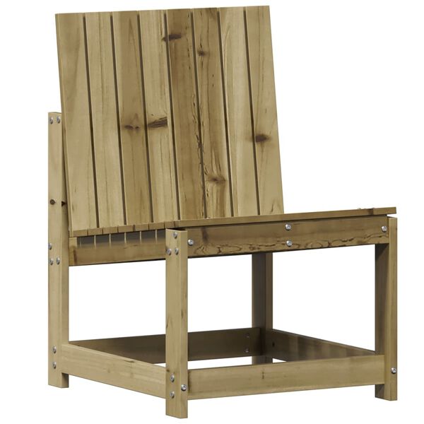 vidaXL Silla de jard&iacute;n madera de pino impregnada 50,5x55x77 cm