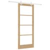 vidaXL Puerta Corredera Natural 86 x 211 cm