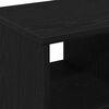 vidaXL Mesa Auxiliar Roble negro 50 x 30 x 55 cm Madera contrachapada