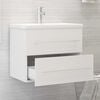 vidaXL Mueble de lavabo madera de ingenier&iacute;a blanco 60x38,5x48 cm