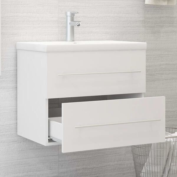 vidaXL Mueble de lavabo madera de ingenier&iacute;a blanco 60x38,5x48 cm