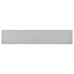 vidaXL Alfombra de pasillo gris claro 80x400 cm