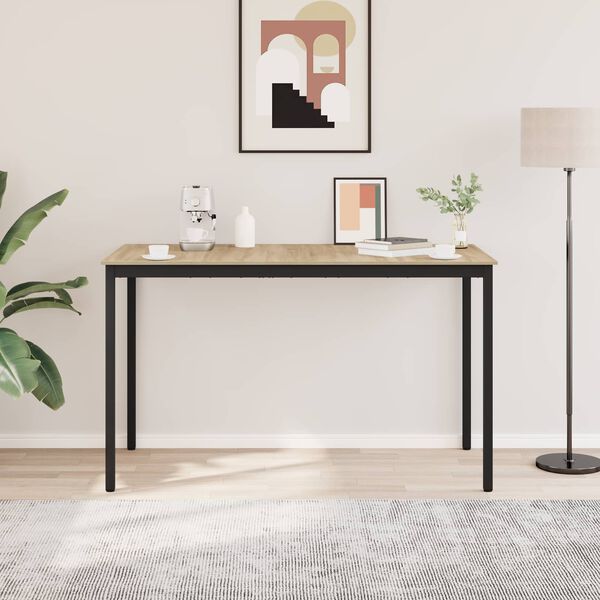 vidaXL Mesa de barra de pie Madera de ingenier&iacute;a