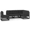 vidaXL Juego de muebles de jard&iacute;n 5 pzas y cojines madera pino maciza