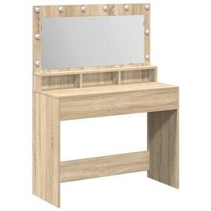 vidaXL Mesa Tocador Roble Sonoma 100 x 41 x 135 cm
