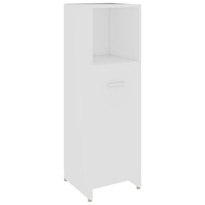 vidaXL Armario de ba&ntilde;o madera contrachapada blanco 30x30x95 cm