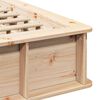 vidaXL Estructura de cama Marr&oacute;n 150 x 200 cm Madera de pino macizo