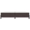 vidaXL Cama tipo Box Spring Marr&oacute;n Oscuro 200 x 200 cm tela
