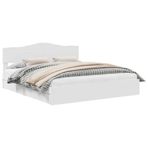 vidaXL Cama con almacenamiento 180 x 200 cm Madera de ingenier&iacute;a