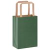 vidaXL Bolsas de papel con asas 50 uds verde 15x8x21 cm