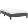vidaXL Estructura de cama sin colch&oacute;n terciopelo gris oscuro 80x200 cm