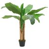 vidaXL &Aacute;rbol de pl&aacute;tano artificial 9 hojas verde 120 cm