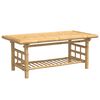 vidaXL Mesita de centro de bamb&uacute; 110x55x45 cm