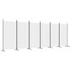 vidaXL Biombo divisor de 6 paneles de tela blanco 520x180 cm