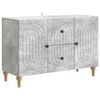 vidaXL Mueble de TV con caj&oacute;n Gris Hormig&oacute;n 89 x 34,5 x 60 cm