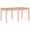 vidaXL Juego de comedor de jardín 13 pzas madera maciza abeto Douglas