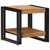 vidaXL Mesa de Caf&eacute; Marr&oacute;n 40 x 40 x 38 cm Madera de Acacia S&oacute;lida
