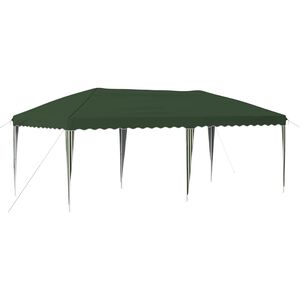 vidaXL Carpa Plegable para Fiestas 575 x 290 x 245 cm Verde
