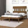 vidaXL Estructura de cama madera maciza de pino marrón miel 200x200 cm