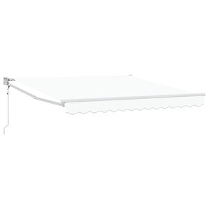 vidaXL Toldo Blanco 350 x 250 cm Poli&eacute;ster y metal