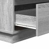 vidaXL Armario de Noche Gris 71 x 34,5 x 75 cm Madera de ingenier&iacute;a