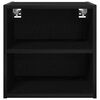 vidaXL Mueble colgante Roble Negro 40 x 29,5 x 40 cm