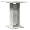 vidaXL Mesa de bistr&oacute; de madera contrachapada gris 60x60x75 cm